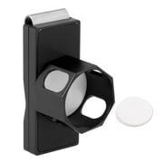 harayaa Pool Cue Chalk Holder Aluminum Practical Tool Portable Chalk Case Chalk Carrying Black