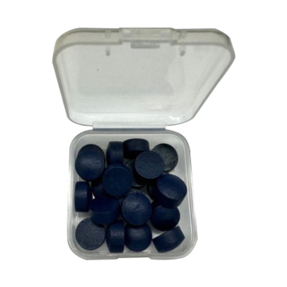 harayaa Pool Cue Heads High Hardness Leather Lightweight Pool Stick Replacement Tips Blue