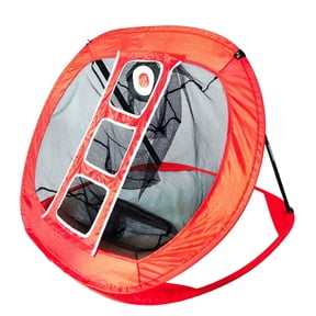harayaa Portable Golf Chipping Net Netting Indoor Outdoor Collapsible for Swing Backyard Red