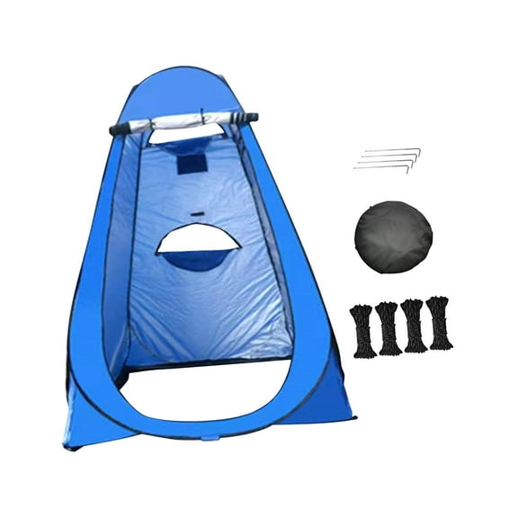 harayaa Privacy Tent Shelter for Single Person Shower Tent for Camping Hiking Picnic Blue