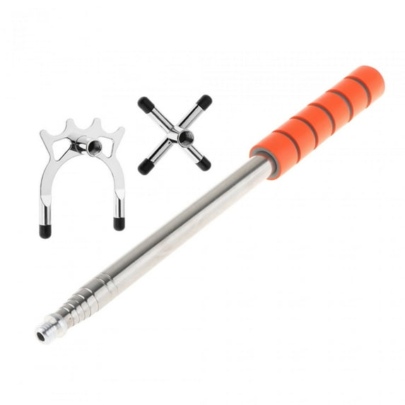 harayaa Retractable Billiards Cue Stick Bridge Pool Cue Rest Billiards Cue Accessory for High Head Cross Head
