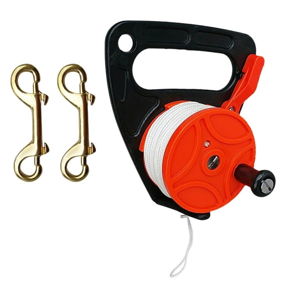 harayaa Scuba Diving Wreck Reel 46m Line Kayak Anchor & 2 Bolt Snap Gear Accessories
