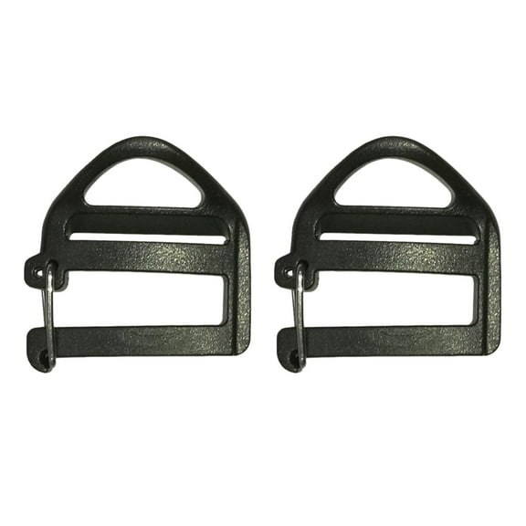harayaa Slide Buckles, Webbing Strap Fastener for Backpack Slides Button Bulk Adjustable 2pcs
