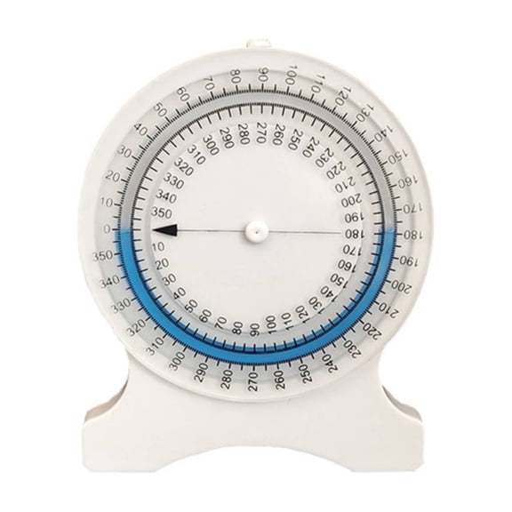 harayaa Spinal Goniometer Angle Measurer Ruler Durable 360 Degree Scale for Physical Therapists and Clinic Use