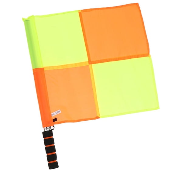harayaa Sports Game Linesman Flags Soccer Referee Flags with Case, and Easy to Standout