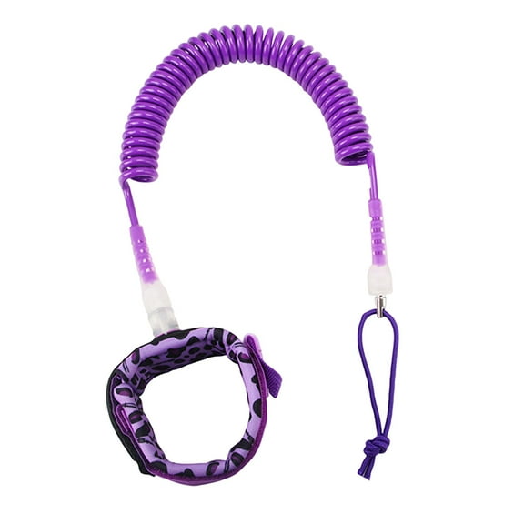 harayaa Surfboard Leash 10ft Portable Stretchy Lead TPU Paddle Board Ankle Strap for All Violet