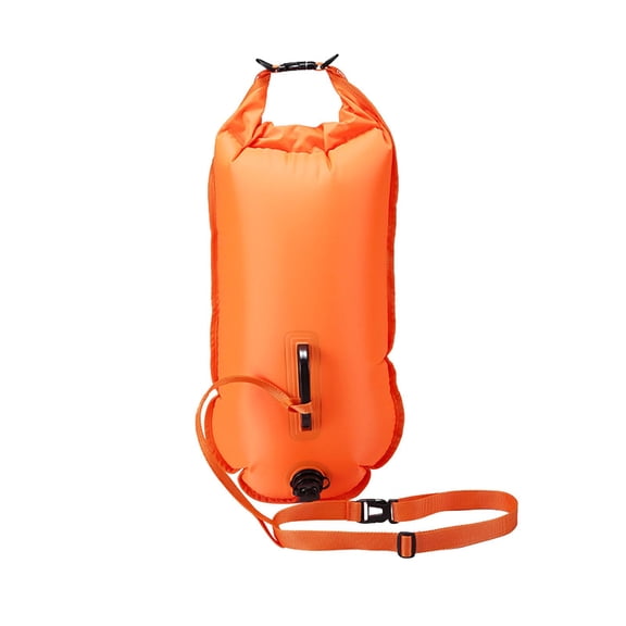 harayaa Swim Buoy Inflatable Bag Lightweight Bright Color Swim Safety Float Swim Bubble