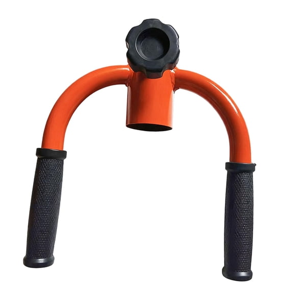 harayaa T Bar Row Attachment Exercise Handle for Barbell Bar for Back Core Shoulders Orange