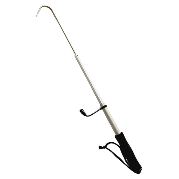 harayaa Telescopic Fish Gaff Fishing Gripper Gear Hook Tackle Sturdy Retractable Nonslip 120CM