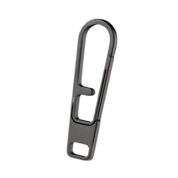 harayaa Titanium Alloy Carabiner Key Chain Clip Pull Tab Easy Replacement Key Ring Quick Black