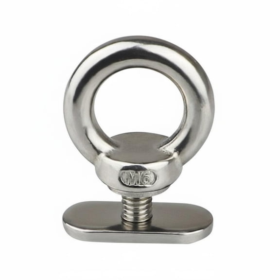harayaa Track Rail Fastener Slide Loop Stainless Steel 304 Polished Sturdy Threaded Post Secure Locking for Kayaks Rvs Tents Canoes