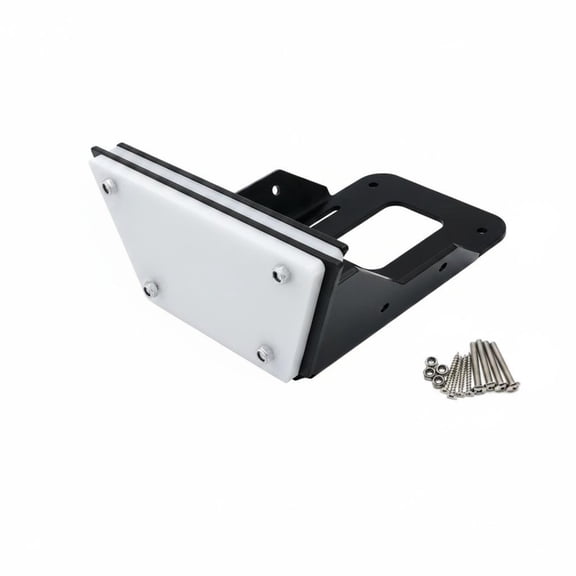 harayaa Transom Mount Outboard Bracket Engine Plate Thickened Acrylic Lightweight Acid and Alkali Resistant for Watercraft Kayaks and Skiffs