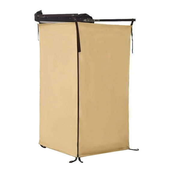 harayaa Vehicle Side Shower Tent Automotive RV Tailgate Van Restroom Privacy Shelter Khaki