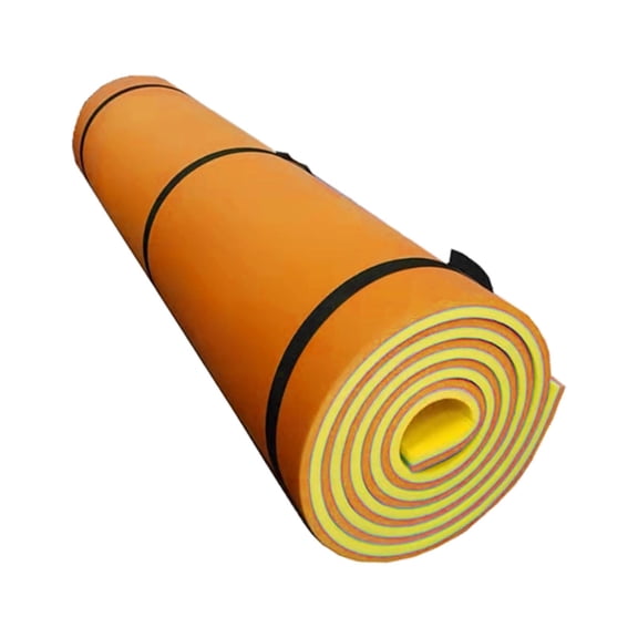 harayaa Water Float Mat Float Pool Raft Comfortable High Density Floats Mattress Lounger Orange Yellow