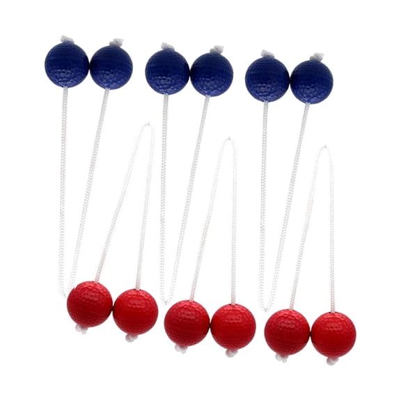 harayaa leipupa Ladder Toss Game Replacement Ladder Balls, 2 Colors Tournament Quality Red and Blue
