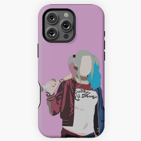 harley q ss with bat Phone Case for iPhone 16 15 14 13 12 11 Pro Max M5908197