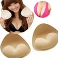 thumbnail image 1 of harmtty 1 Pair Bikini Swimsuit Enhancer Bra Push Up Removable Triangle Bra Insert Pads, 1 of 6