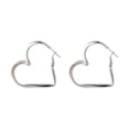 thumbnail image 1 of harmtty 1 Pair Hoop Earrings Temperament Decorative Geometric Attractive All-match Jewelry Gift Accessory Women Fashion Love Heart Circle Earrings for Daily Wear, 1 of 7