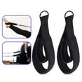 thumbnail image 1 of harmtty 1 Pair Pilates Straps Pilates Double Loop Strap Reformer Fitness D-Ring Straps Padded Pilates Equipment D-Ring Yoga Exercise Straps Accessories Home Gym Workout,Black, 1 of 7