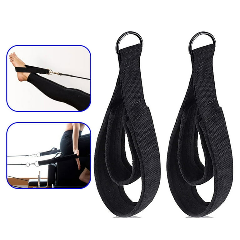 harmtty 1 Pair Pilates Straps Pilates Double Loop Strap Reformer