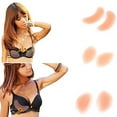 thumbnail image 1 of harmtty 1 Pair Sexy Women Silicone Inserts Push Up Pads Breast Enhancer Gel Bra,Beige 1, 1 of 8