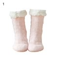 thumbnail image 1 of harmtty 1 Pair Women Socks Dot Plush Autumn Winter Sweet Lightweight Floor Socks for Living Room, 1 of 8