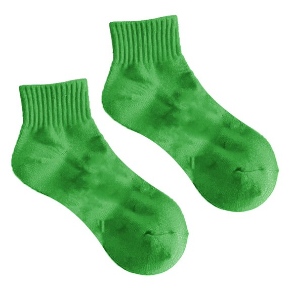 harmtty 1 Pair Women Socks Solid Color Stretchy Spring Summer Sweat-absorbing Elastic Opening Socks for Sports