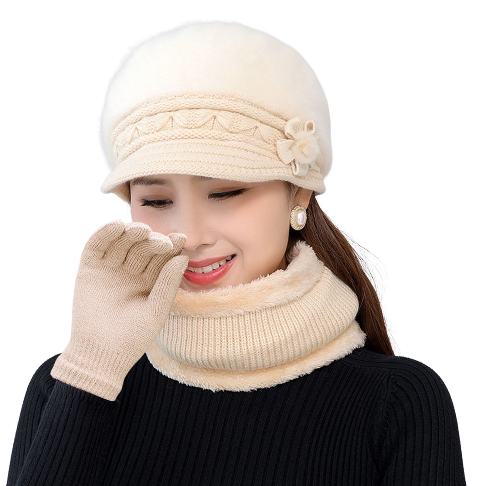 Polo hat scarf hotsell and glove set
