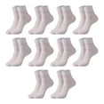 thumbnail image 1 of harmtty 10Pairs Socks Women Men Disposable Thick Silk Socks for Ice Rink Foot Bath,White, 1 of 7