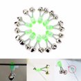 thumbnail image 1 of harmtty 10Pcs Fishing Alarm Bell Dual Bells High Decibel Sensitive Mini Sea Fishing Rod Bite Alarm Bell Angling Supplies,10 pcs, 1 of 7