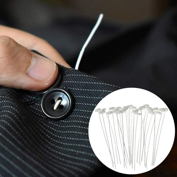 harmtty 30Pcs Quick Button Repair Fixed Tool Needleless Sewing DIY Handmade Ornament,White