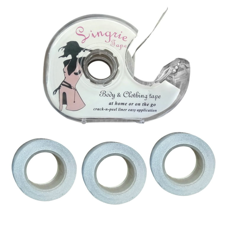 harmtty 3Pcs Anti-slip Double-sided Invisible Bra Underwear Strap Adhesive  Tape Sticker 