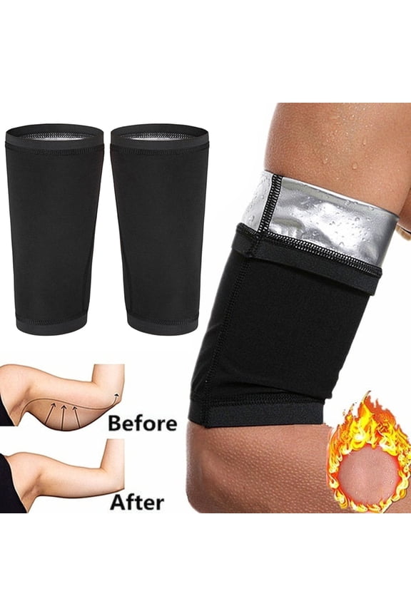 Arm Slimming Sleeves Solid Color Breathable Polyester Fat Burning Arm Shapers for Fitness