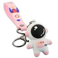 thumbnail image 1 of harmtty Cartoon Astronaut Design Doll Keychain Key Ring Bag Charm Pendant Decor Gift,Pink, 1 of 7
