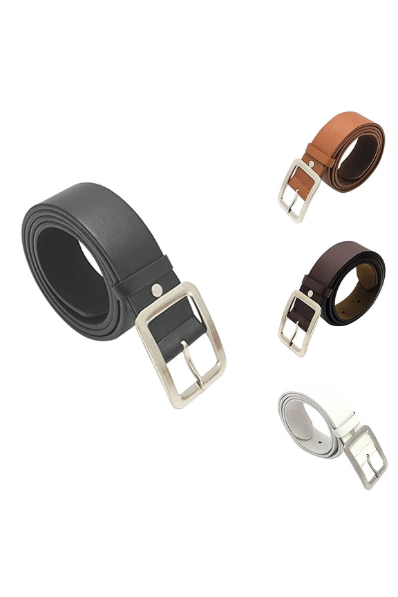 Classic Men Faux Leather Casual Business Waist Strap Belt Fashion Accessory Gift