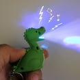 thumbnail image 1 of harmtty Creative LED Light Sound Cute Dinosaur Keychain Pendant Decor Key Ring Ornament,Green, 1 of 7
