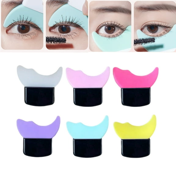 harmtty Eyeliner Stencils ABS Portable Crescent Reusable Curled Suitable for All Eyeshape Eyeliner Baffle Makeup Tools