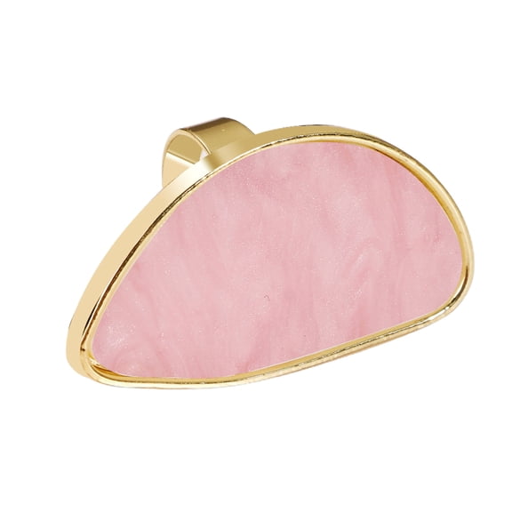 harmtty Fashion Ring Bright Color Artistic Decorative Agate Decor Open Ring for Party