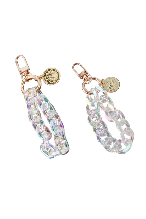 Keyring Anti-scratching Portable Wide Application Charm Key Chain Car Key Ring Pendant for Handbags,2