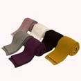 thumbnail image 1 of harmtty Kids Girl Solid Color Stripes Knit Stretch Warm Long Leggings Ninth Pants Tights, 1 of 8