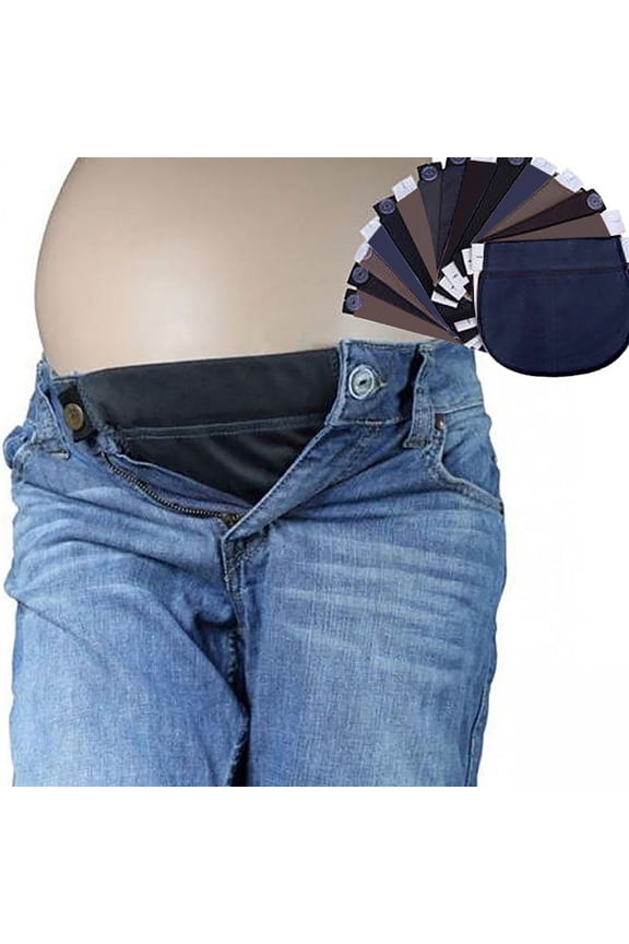 Maternity Pregnant Women Waistband Belt Adjustable Elastic Pants Waist Extender