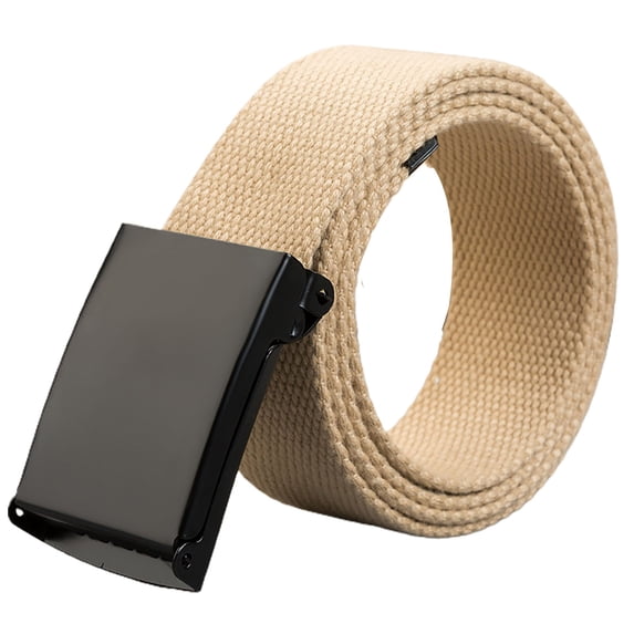 harmtty Men Belt Wide Pure Color Fabric Simple Women Waist Strap for Daily Wear