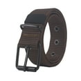 thumbnail image 1 of harmtty Men Retro Belt Easy to Wear Belt Men's Retro Style Waist Belt Adjustable Size Stretchable Comfortable Nylon Belt with Needle Buckle Students Jeans Coffee, 1 of 8