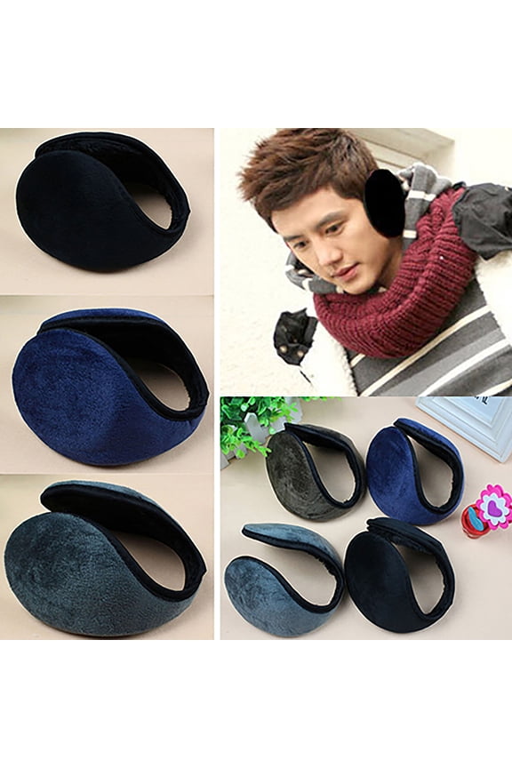 Men's Women's Fleece Earmuff Winter Ear Muff Wrap Band Warmer Grip Earlap Gift
