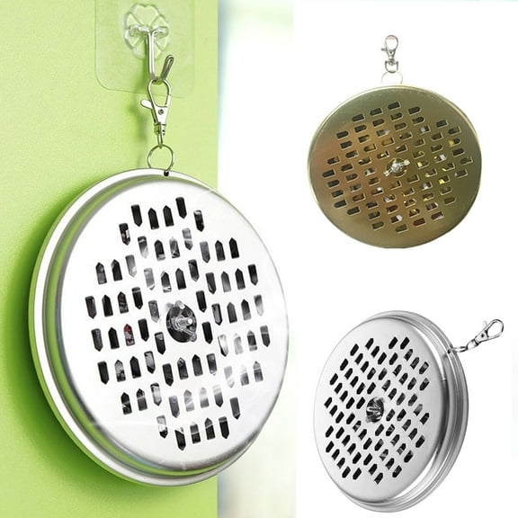 harmtty Mosquito Coil Box Quick Release Buckle Easy to Clean Mosquito Incense Burner Ash Collecting Tray Daily Use,Random Color