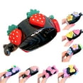 thumbnail image 1 of harmtty Ponytail Hair Clip Sweet Cartoon Cute Strong Grip Non-slip Hair Accessories Headwear Strawberry Love Heart Bowknot Hair Bun Clip for Children,E, 1 of 8