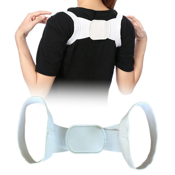 harmtty Posture Corrector Ergonomic Design Rectify Posture Adjustable Bad Posture Upper Back Brace Corrector for Back Pain,Black