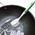 thumbnail image 1 of harmtty Pot Brush Dense Bristles Long Handle Spatula Brush Head Good Rebound Labor-saving Dish Washing Pan Brush Kitchen Gadget,Green, 1 of 8
