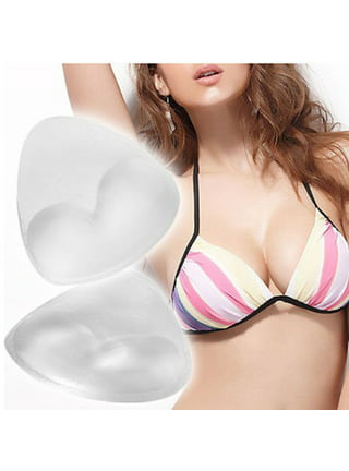  Silicone Bra Inserts Pads Breast Enhancers Bra Push Up Pads  For Bikini Swimsuit