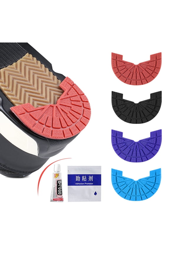 Sole Sticker Invisible High Toughness Wear resistant Anti slip Running Shoes Sole Protector for Home Black